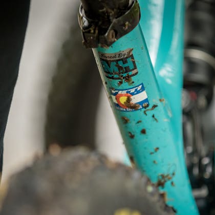 Jubal Davis's 2020 Yeti / Fox National Team Race Bike