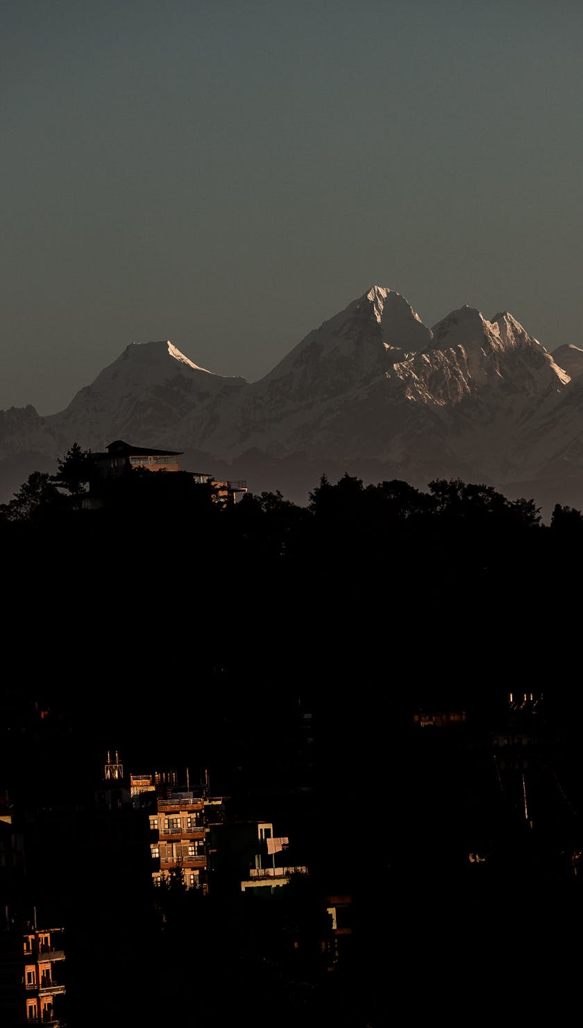 International Gathering Nepal - Mountains in the distance