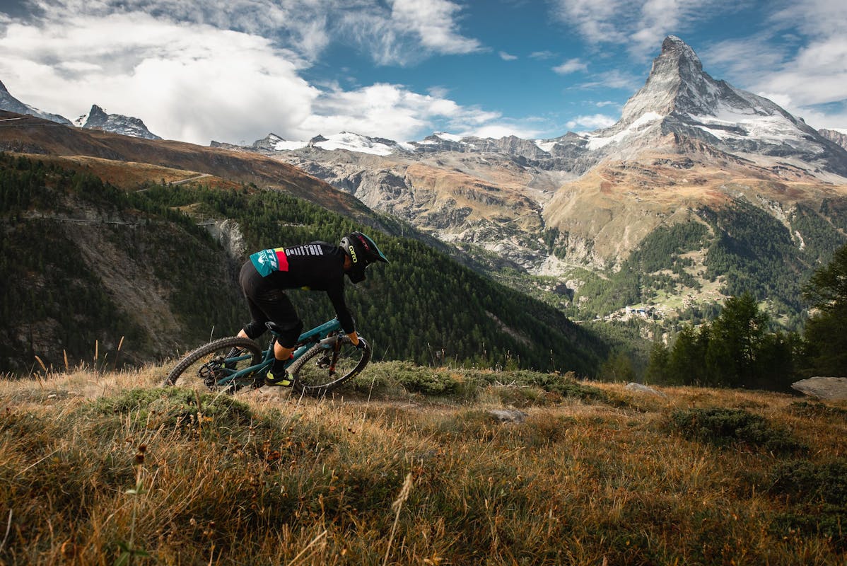Shaun Neer riding in Zermatt