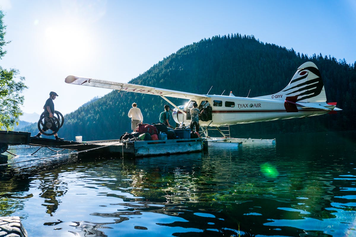 Loading a float plane to start a real adventure.